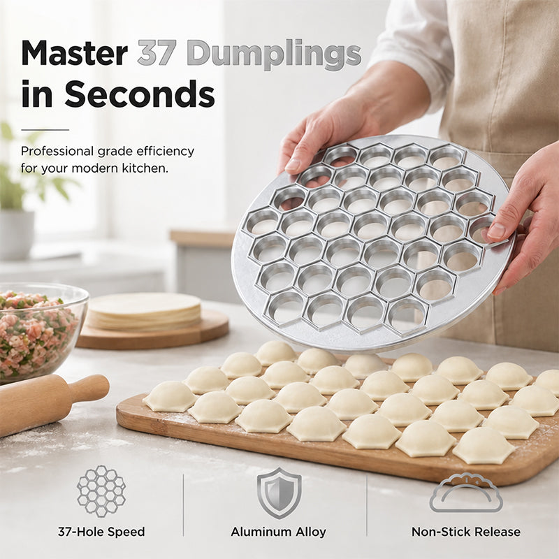🥟 Stampo multicavità da 24,6 cm per ravioli, pratico per preparazioni familiari 👨‍👩‍👧‍👦Uso domestico｜🔢37 porzioni per volta｜🛠️Materiale resistente. 👨‍👩‍👧‍👦Soddisfa il fabbisogno di ravioli per pranzi e cene di famiglia.