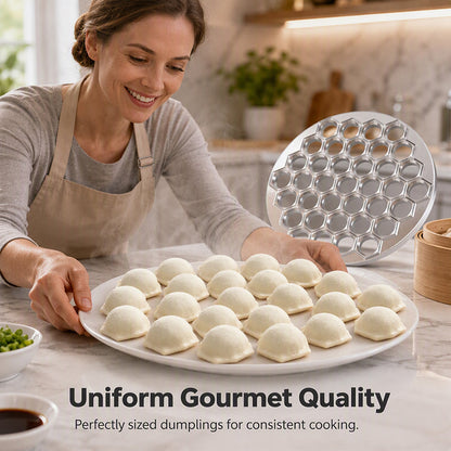 🥟 Stampo multicavità da 24,6 cm per ravioli, pratico per preparazioni familiari 👨‍👩‍👧‍👦Uso domestico｜🔢37 porzioni per volta｜🛠️Materiale resistente. 👨‍👩‍👧‍👦Soddisfa il fabbisogno di ravioli per pranzi e cene di famiglia.