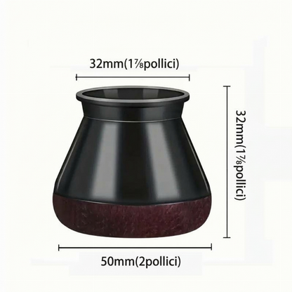 24 protezioni per piedi di sedia in silicone con pattini in feltro per pavimenti