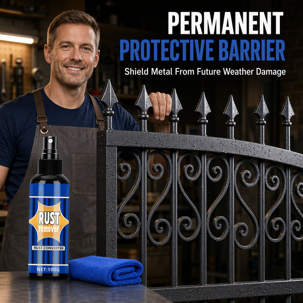 Spray antiruggine 100g ⚗️🔧💨, formula convertitrice che penetra negli strati ossidati, con ugello a spruzzo confortevole, rimuovi la ruggine dai tuoi utensili e parti auto senza sforzo.