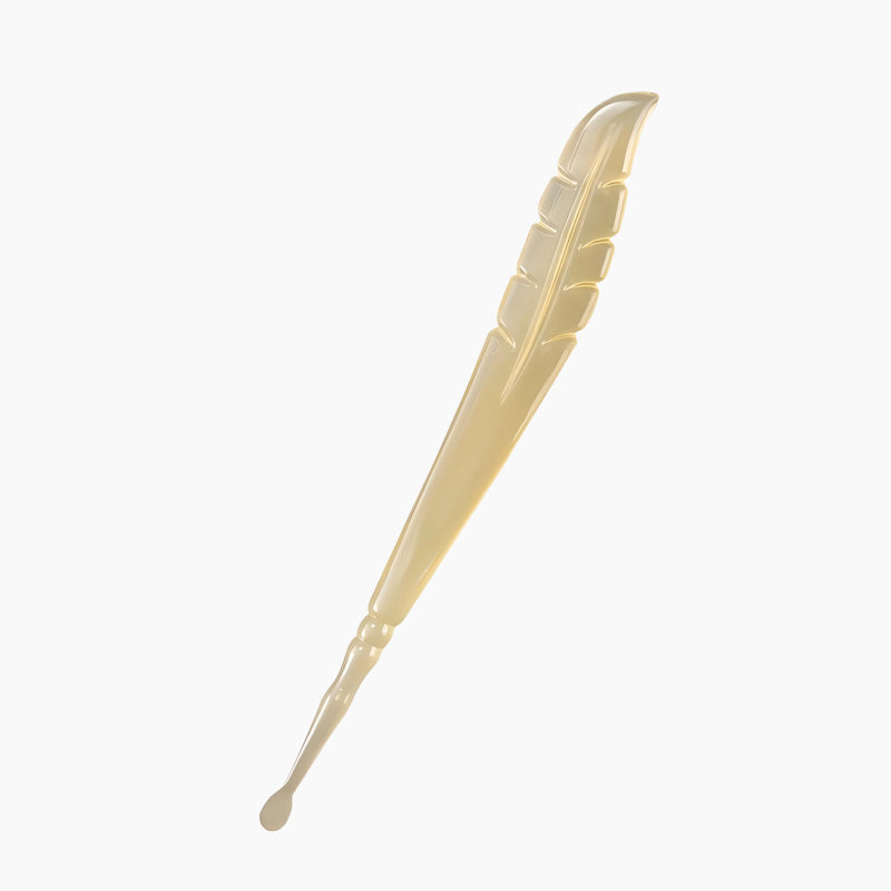 Cucchiaio per orecchie con punta morbida 🦾🛡️📏🔄✨,testina mini in silicone morbido, bordi senza spigoli, riduce il rischio di graffi durante la pulizia delle orecchie dei bambini.