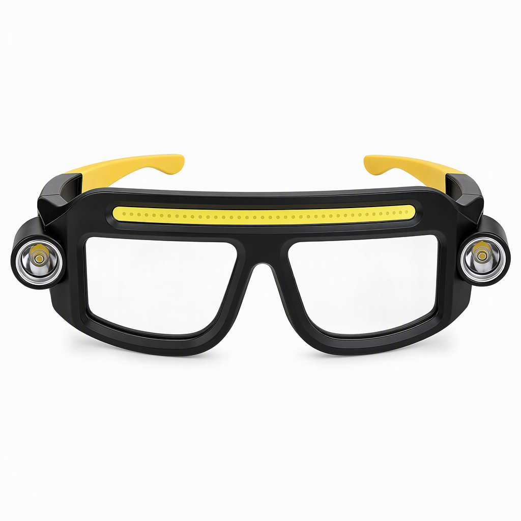 Occhiali da Lavoro con Luce Frontale LED Ricaricabili Type-C 🛠️👓💡