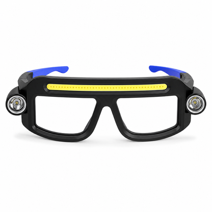 Occhiali da Lavoro con Luce Frontale LED Ricaricabili Type-C 🛠️👓💡