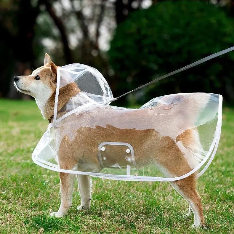 Mantellina Antipioggia Trasparente per Cani 🌧️🐶🏡
