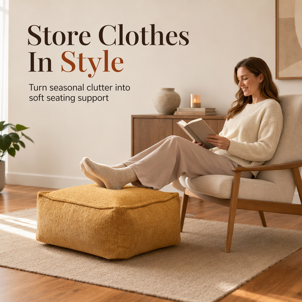Pouf Contenitore da Riempire 🏡