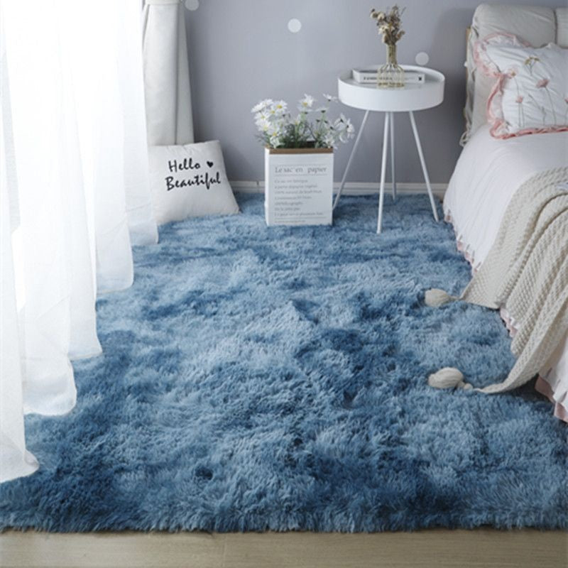 Tappeto Shaggy Velvet Morbidissimo 🏠🦶☁️ Il pelo alto in velluto isola il freddo del pavimento, base antiscivolo stabile, trama fitta senza pelucchi, lavabile, dona comfort costante nella tua stanza.