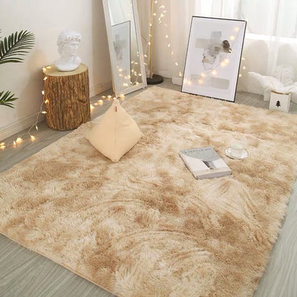 Tappeto Shaggy Velvet Morbidissimo 🏠🦶☁️ Il pelo alto in velluto isola il freddo del pavimento, base antiscivolo stabile, trama fitta senza pelucchi, lavabile, dona comfort costante nella tua stanza.