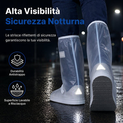 Copriscarpe Impermeabili Alti 42 cm 🌧️🛵🚶‍♂️