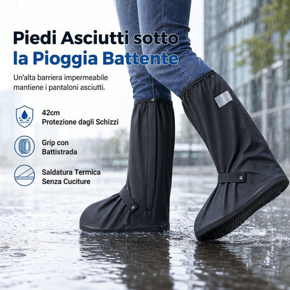 Copriscarpe Impermeabili Alti 42 cm 🌧️🛵🚶‍♂️
