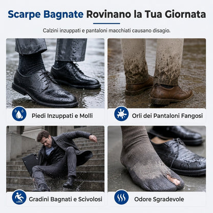 Copriscarpe Impermeabili Alti 42 cm 🌧️🛵🚶‍♂️