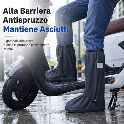 Copriscarpe Impermeabili Alti 42 cm 🌧️🛵🚶‍♂️