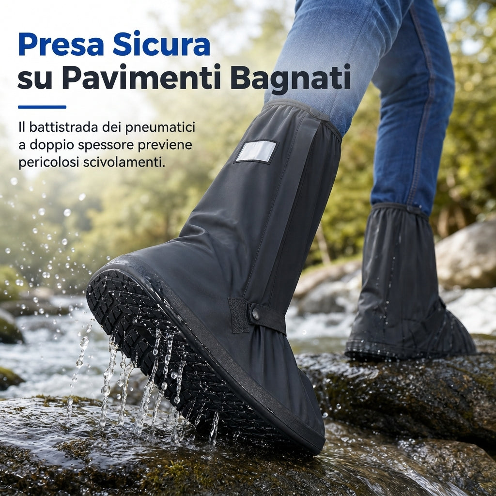 Copriscarpe Impermeabili Alti 42 cm 🌧️🛵🚶‍♂️