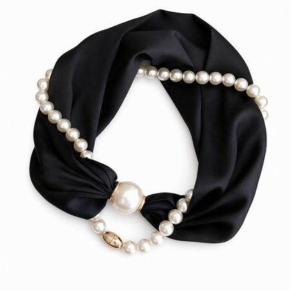 Collana Foulard con Perle 💐