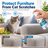 Spray disabituante antigraffio per gatti e cani 🐾🏠👜 Aroma agrumato, applicazione localizzata senza macchiare pelle e tessuti, disabituando gli animali a graffiare scarpe, borse e arredi per mantenere integri i tuoi oggetti.