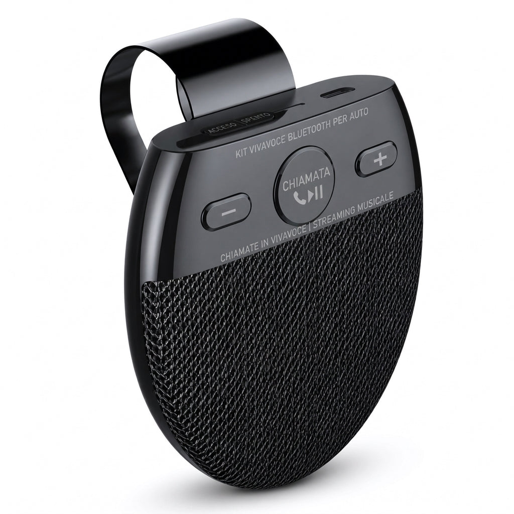 Vivavoce Bluetooth per visierino parasole auto 🔊📱⚡