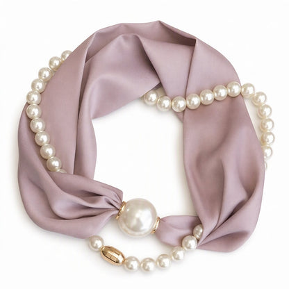 Collana Foulard con Perle 💐