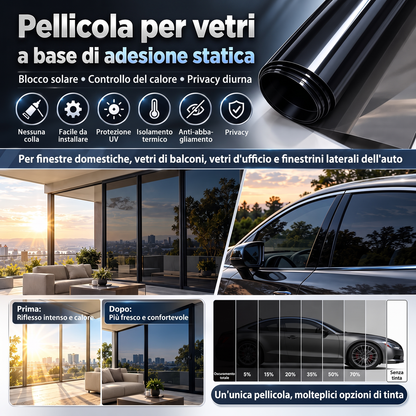 Pellicola Oscurante Vetri Statica