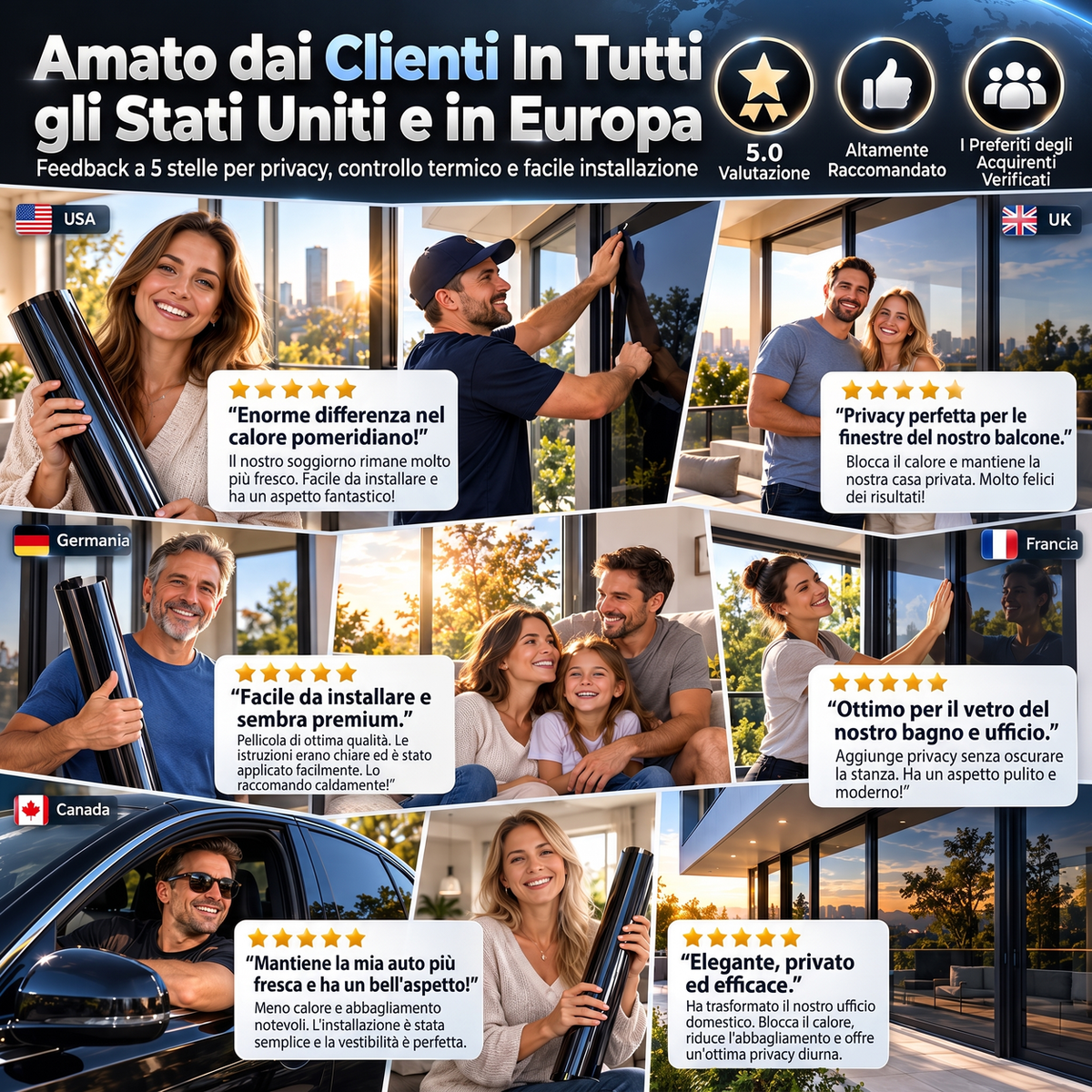 Pellicola Oscurante Vetri Statica