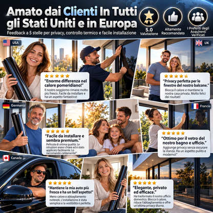 Pellicola Oscurante Vetri Statica