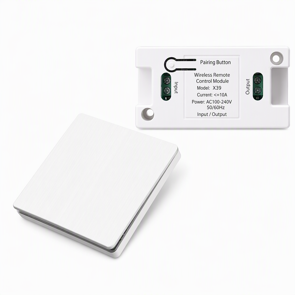 Interruttore Wireless Senza Cablaggio 🏡🛏️📌
