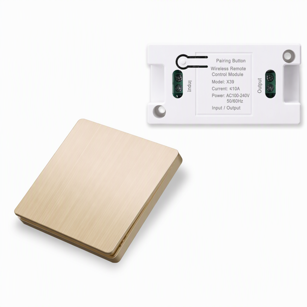 Interruttore Wireless Senza Cablaggio 🏡🛏️📌