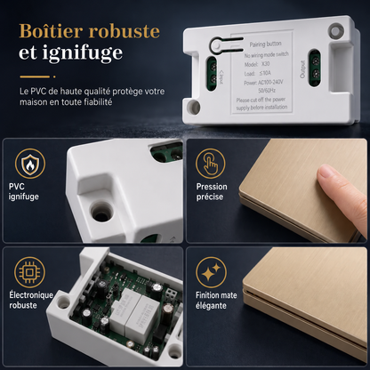 Interruttore Wireless Senza Cablaggio 🏡🛏️📌