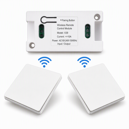 Interruttore Wireless Senza Cablaggio 🏡🛏️📌
